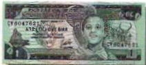 Эфиопская валюта - бырр